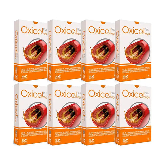 Actafarma Oxicol Plus Omega, Pack 8 x 30 Cápsulas