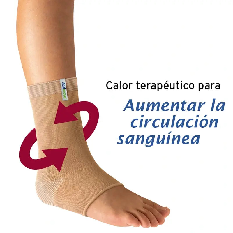 Actimove Artritis Soporte De Tobillo, Color Beige, Talla M