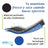 Actimove Cincha Patelar Ajustable, Color Negro, Talla Universal