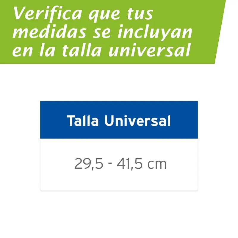 Actimove Cincha Patelar Ajustable, Color Negro, Talla Universal