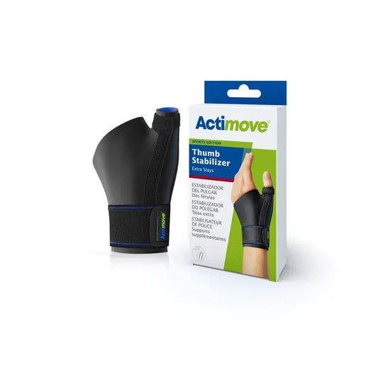 Actimove Estabilizador de Pulgar con Férulas Color Negro
