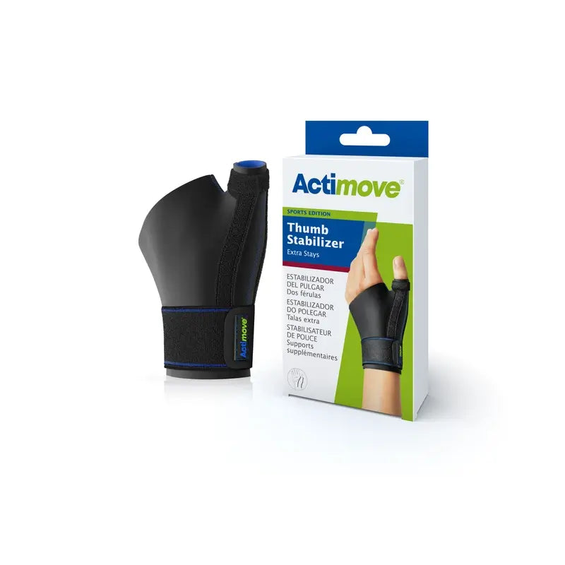 Actimove Estabilizador de Pulgar con Férulas Color Negro