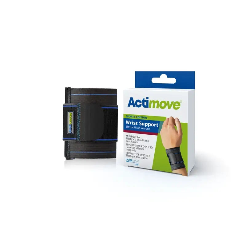 Actimove  Muñequera Elástica Ajustable, Talla Universal