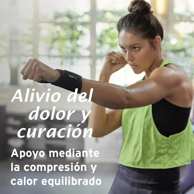 Actimove  Muñequera Elástica Ajustable, Talla Universal