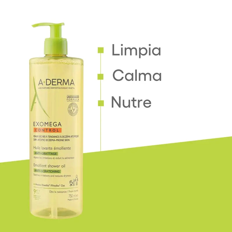 A-Derma Exomega Aceite Limpiador 750 ml