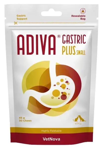 Adiva Gastric Plus Small 30 Chews, 45 gr