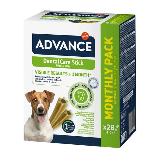 Advance Canin Adult Dental Care Mini Caja 360Gr, snack para perros