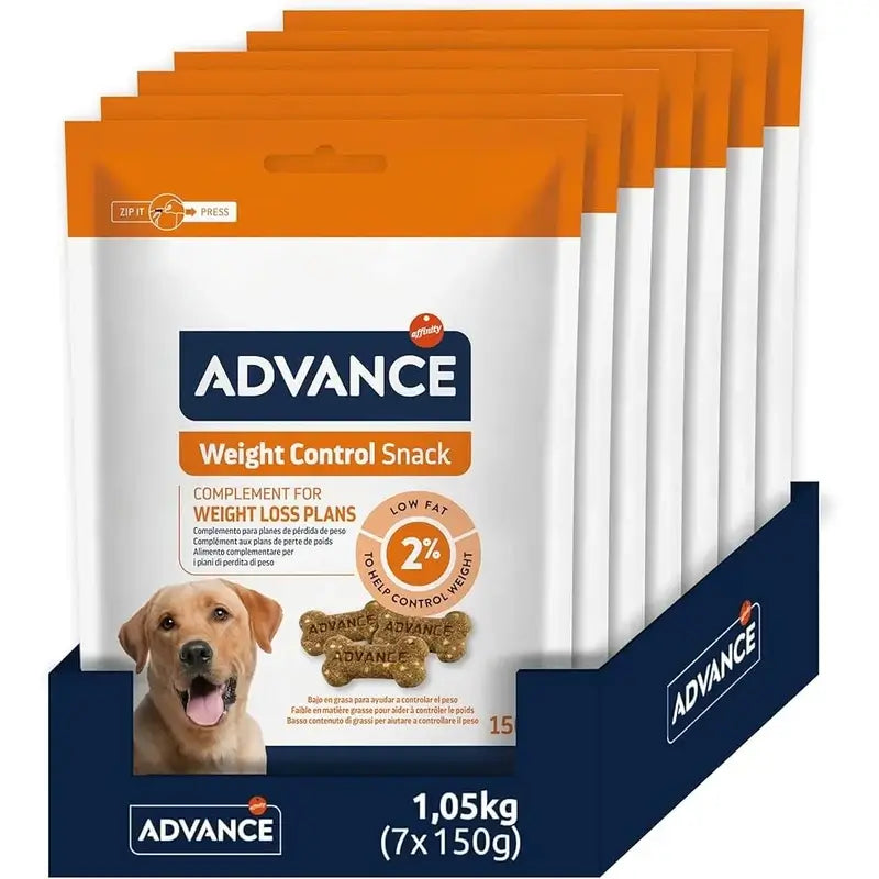 Advance Canine Adul Snack Apetite Control, 7 x 150 g, snack para perros