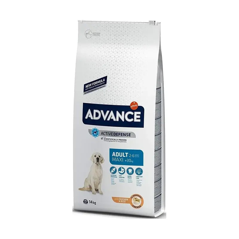 Advance Canine Adult Maxi Pollo Arroz 14Kg, pienso para perros