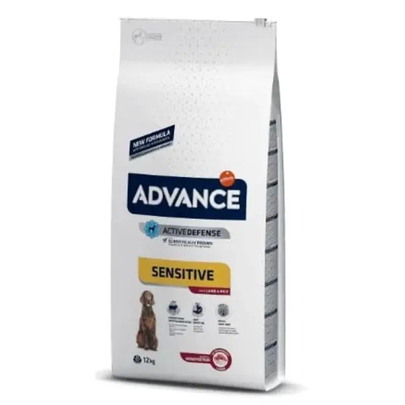 Advance Canine Adult Sensitive Cordero Arroz 12Kg, pienso para perros