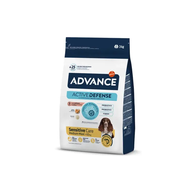 Advance Canine Adult Sensitive Salmon Arroz 3Kg, pienso para perros