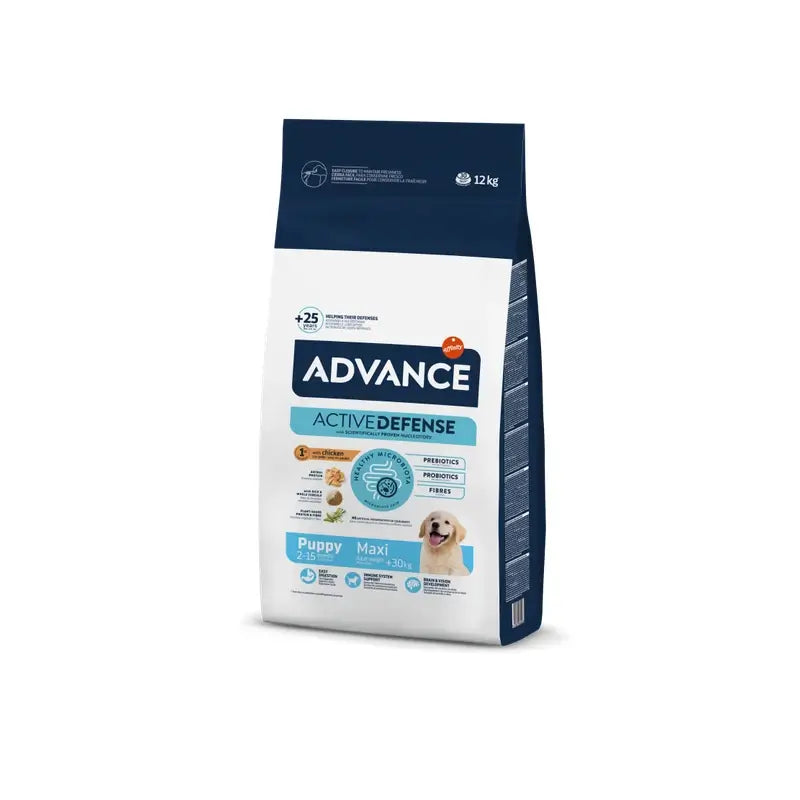 Advance Canine Puppy Maxi Pollo Arroz 12Kg, pienso para perros