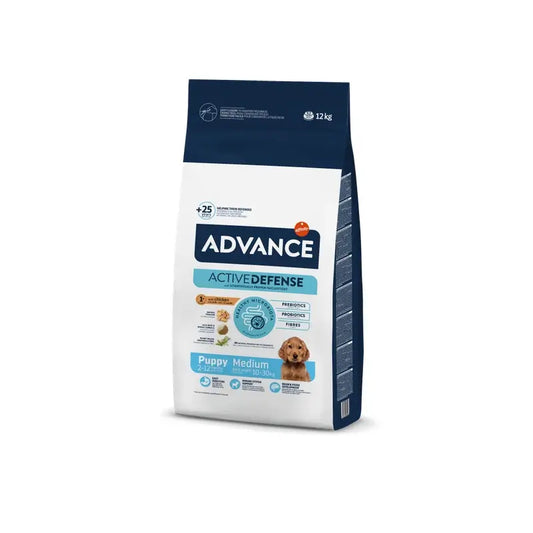 Advance Canine Puppy Medium Pollo Arroz 12Kg, pienso para perros