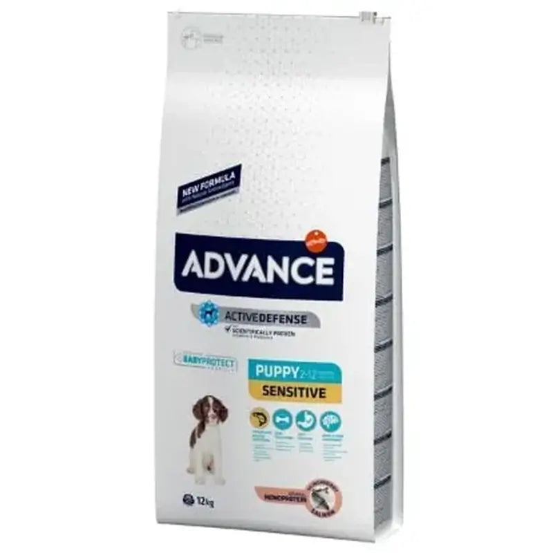 Advance Canine Puppy Sensitive Salmon 12Kg, pienso para perros