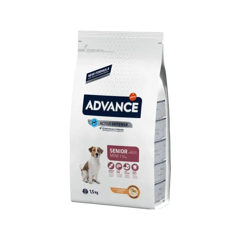 Advance Canine Senior Mini Pollo Arroz 1,5Kg, pienso para perros