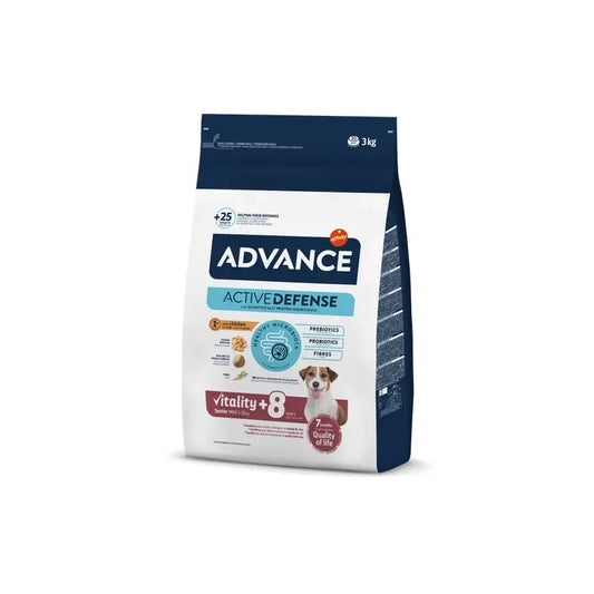 Advance Canine Senior Mini Pollo Arroz 3Kg, pienso para perros