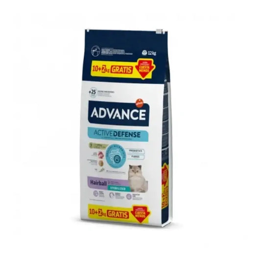 Advance Adult pienso para gatos no esterilizados con pollo, 10+2 kg