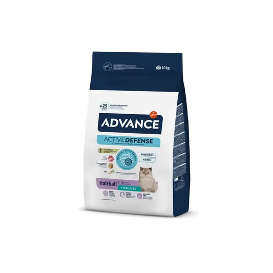 Advance Feline Adult Esterilizado Hairball 10Kg, pienso para gatos