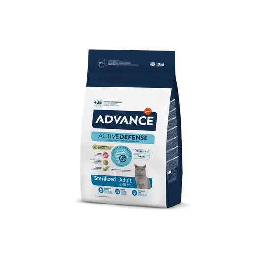 Advance Feline Adult Esterilizado Pavo 10Kg, pienso para gatos