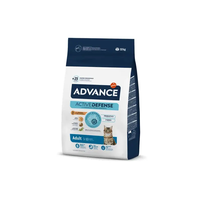 Advance Feline Adult Pollo Arroz 10Kg, pienso para gatos