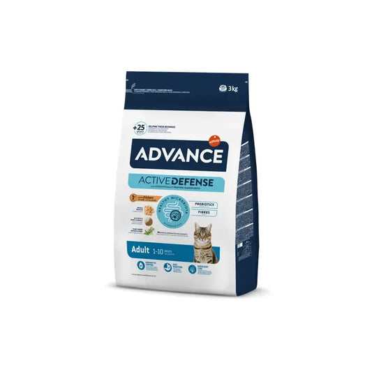 Advance Feline Adult Pollo Arroz 3Kg, pienso para gatos