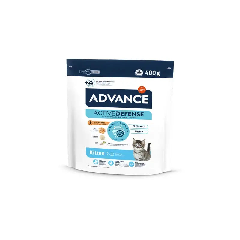 Advance Feline Kitten Pollo Arroz 400Gr, pienso para gatos