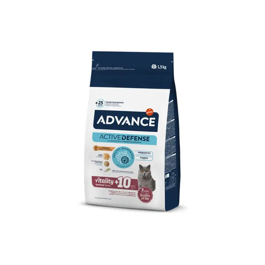 Advance Feline Senior+10 Esterilizado. Pollo 1,5Kg, pienso para gatos