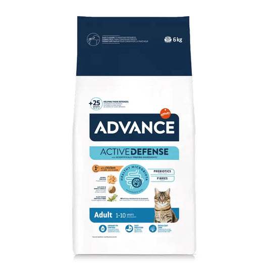 Advance Pienso Para Gatos, Con Pollo, Superpremium, 6 kg