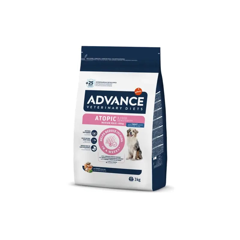 Advance Vet Canine Adult Atopic 3Kg, pienso para perros