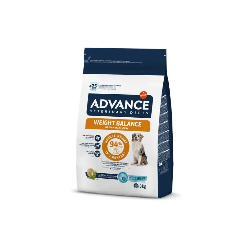 Advance Vet Canine Adult Weight Bal. 3Kg, pienso para perros