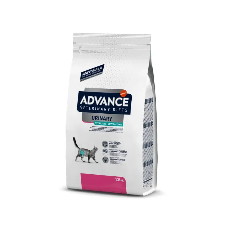 Advance Vet Feline Esterilizado Urinary Low 1,25Kg, pienso para gatos