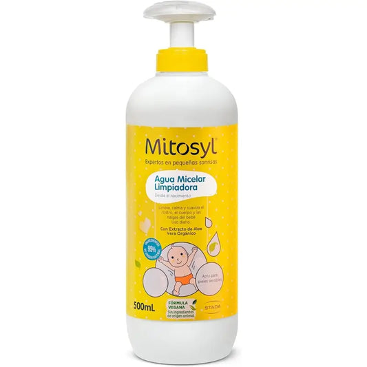 Mitosyl Agua Micelar Sin Aclarado Para Bebé , 500 ml