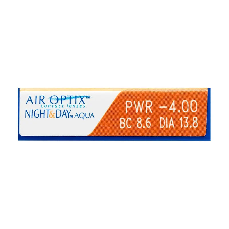 Air Optix  Night&Day Aqua Lentillas Esféricas Mensuales , 6 unidades - +4.25, 8.6, 13.8