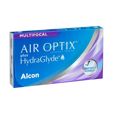 Air Optix Plus HydraGlyde Lentillas Multifocales Mensuales , 6 unidades
