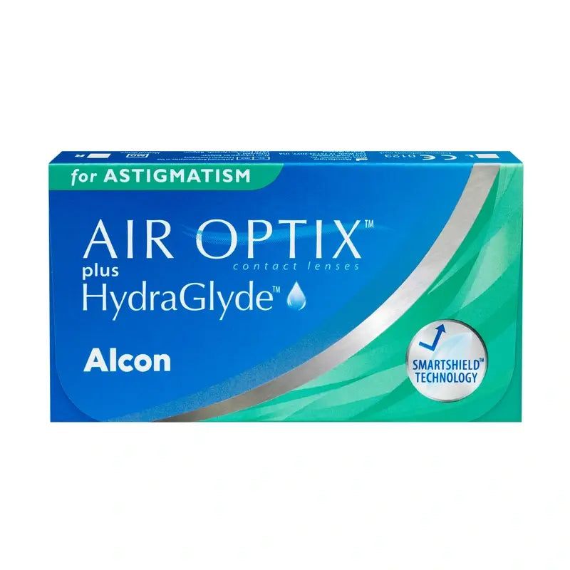Air Optix Plus HydraGlyde Lentillas Tóricas Mensuales , 6 unidades - -5.25, -1.75, 70, 8.7, 14.50