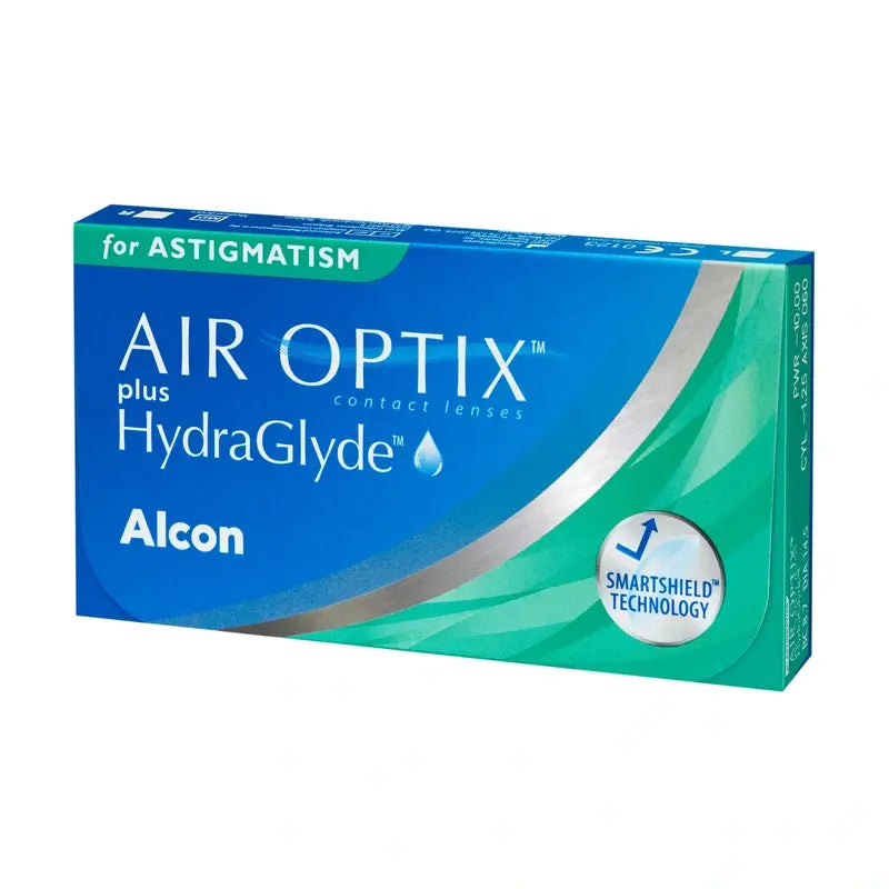 Air Optix Plus HydraGlyde Lentillas Tóricas Mensuales , 6 unidades - -6.50, -1.25, 100, 8.7, 14.50