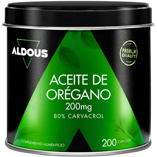 Aldous Bio Aceite De Orégano, 200 perlas