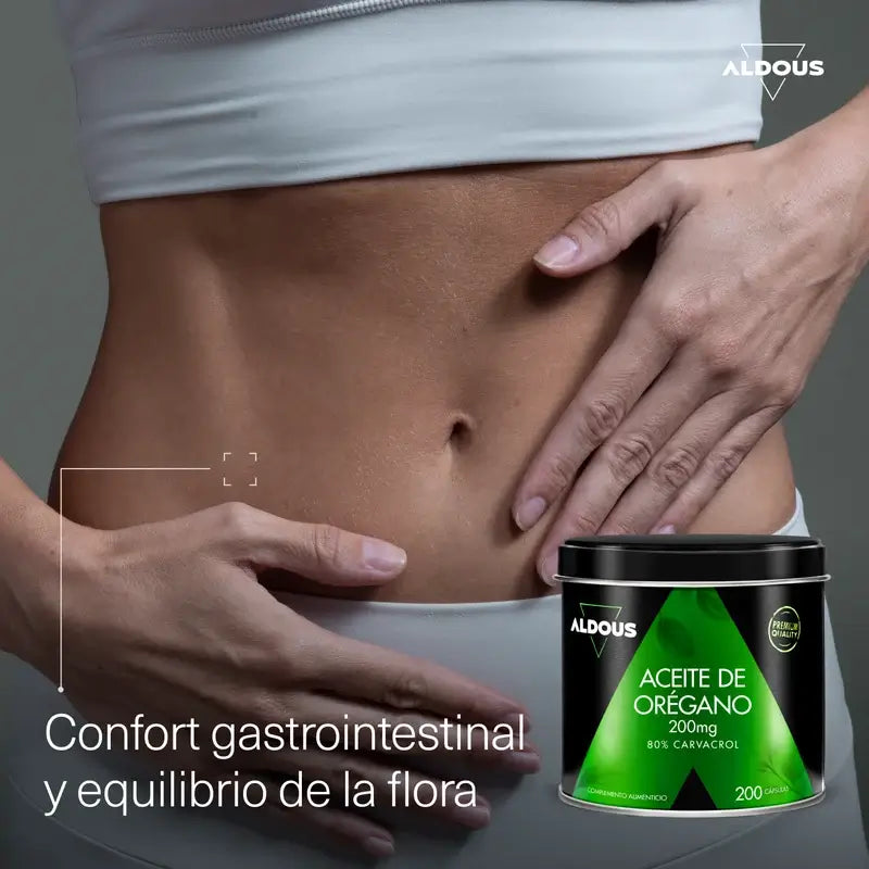 Aldous Bio Aceite De Orégano, 200 perlas