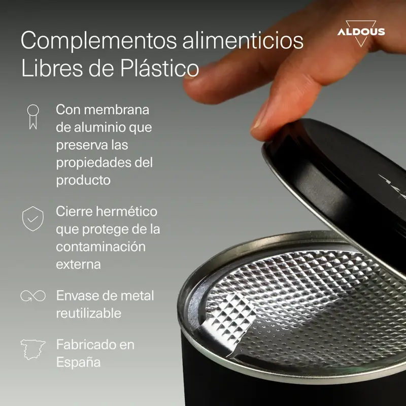 Aldous Bio Ácido Hialurónico Con Colágeno, Vitaminas Y Minerales, 120 caspsulas