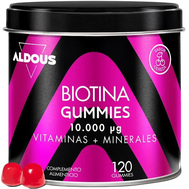 Aldous Bio Biotina , 120 gummies