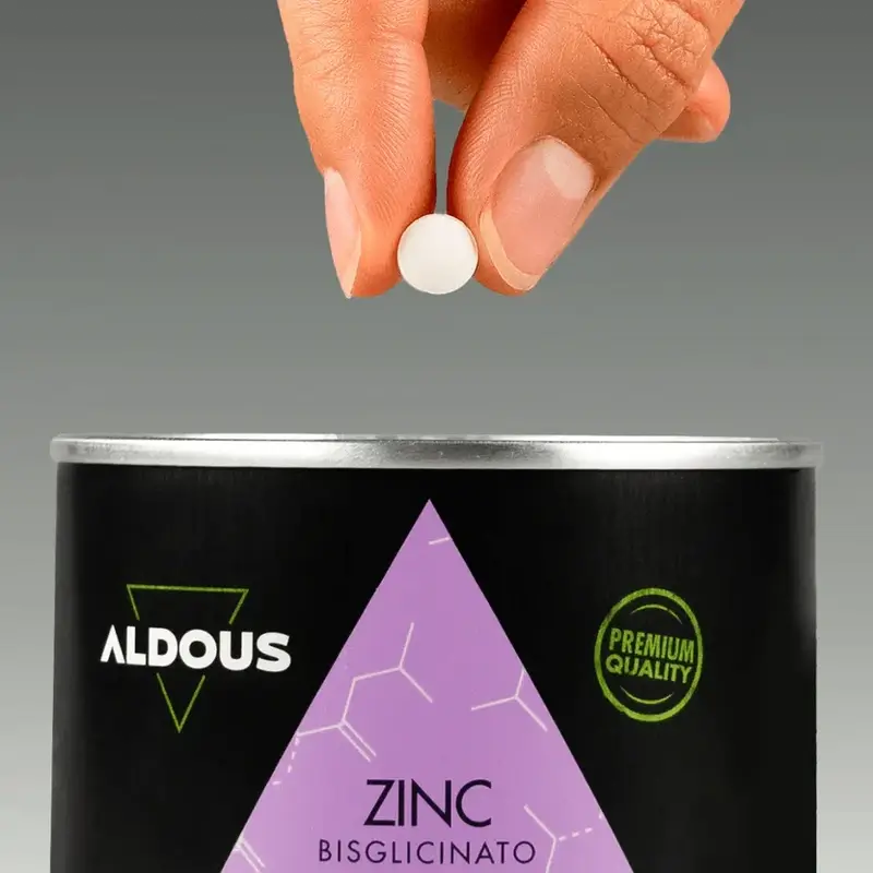 Aldous Bio Bisglicinato De Zinc 25 Mg , 500 comprimidos