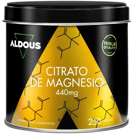Aldous Bio Citrato De Magnesio , 250 cápsulas