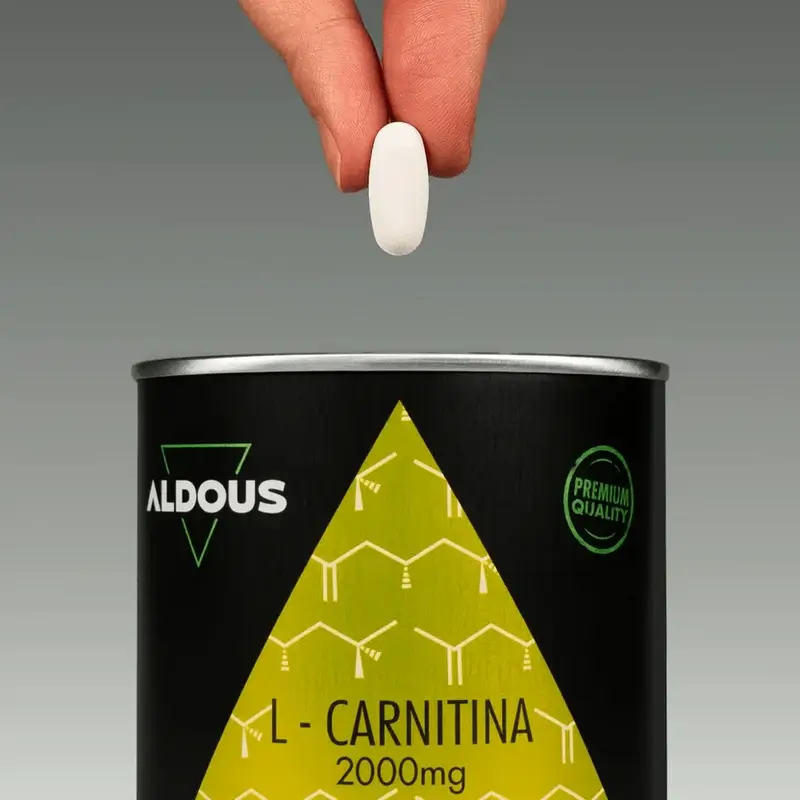 Aldous Bio L Carnitina 2000Mg Suplemento Pre Entreno Y Recuperador Muscular , 200 comprimidos