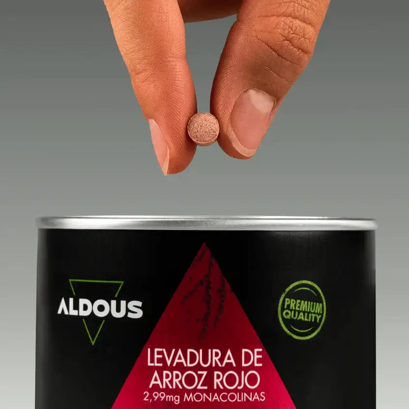 Aldous Bio Levadura De Arroz Rojo Con Coenzima Q10 Aldous , 400 comprimidos