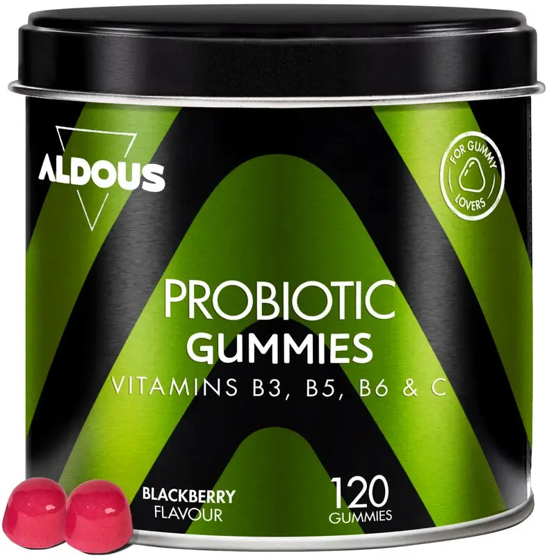 Aldous Bio Probióticos Con Vitaminas En Gominolas , 120 gominolas