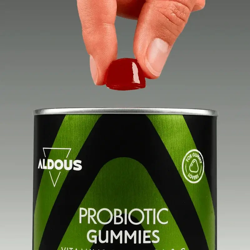 Aldous Bio Probióticos Con Vitaminas En Gominolas , 120 gominolas