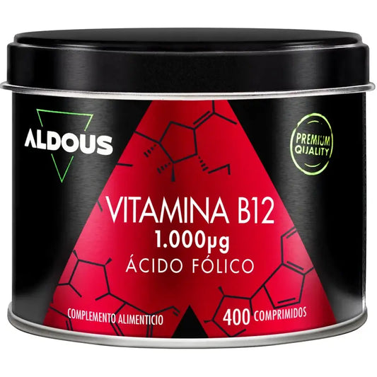 Aldous Bio Vitamina B12 Con Ácido Fólico , 400 comprimidos