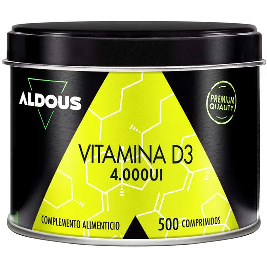 Aldous Bio Vitamina D3 4000 Ui Aldous , 500 comprimidos