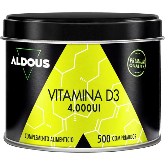 Aldous Bio Vitamina D3 4000 Ui Aldous , 500 comprimidos