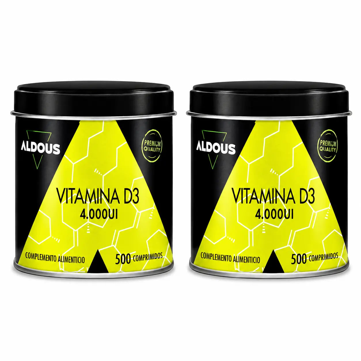 Aldous Bio Vitamina D3 4000 Ui , 500 Comprimidos , pack 2